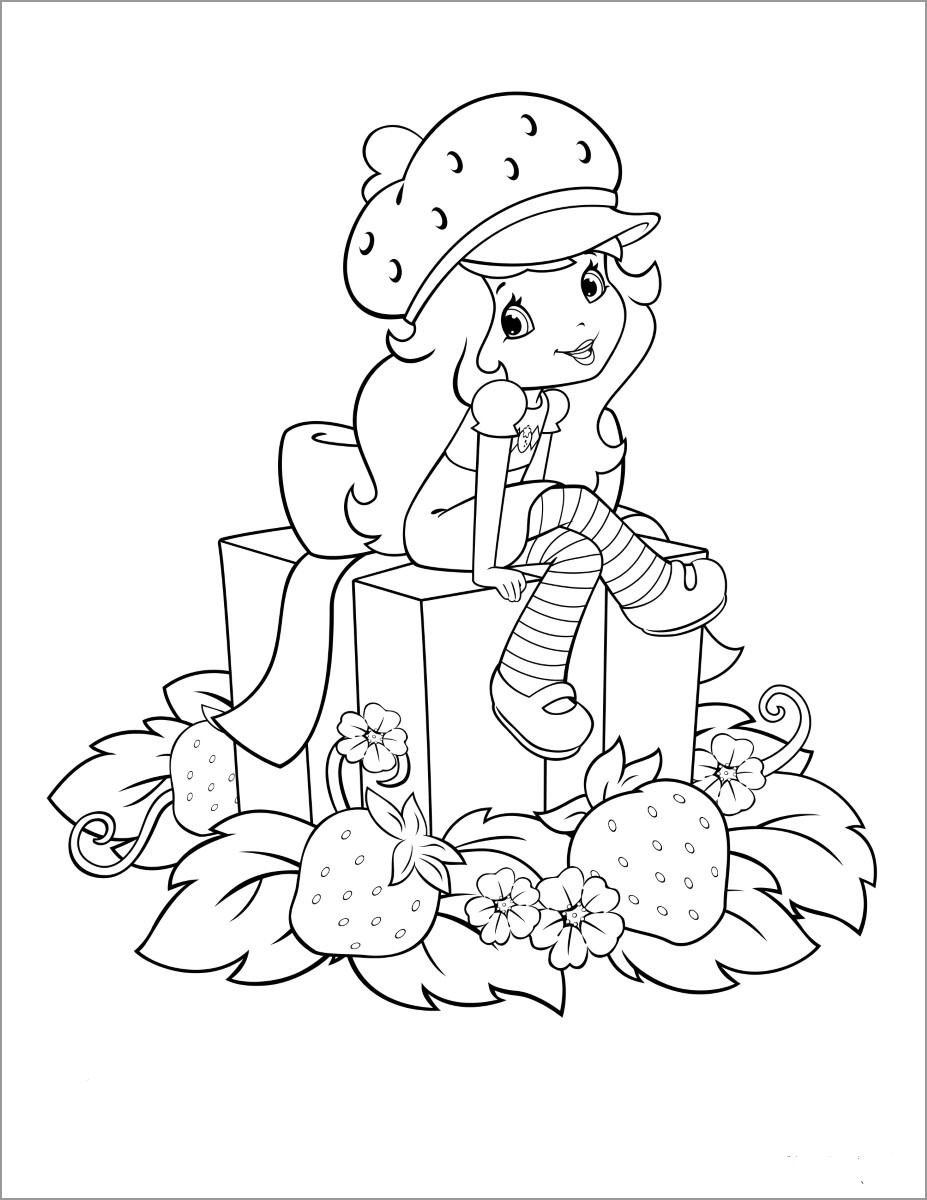 Strawberry Shortcake Coloring Pages ColoringBay