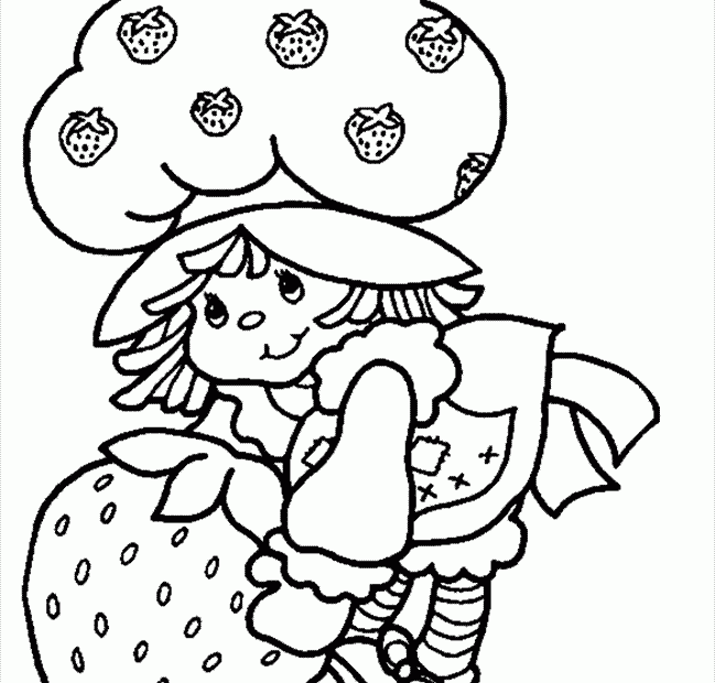 Strawberry Shortcake Coloring Pages To Print Coloring Home