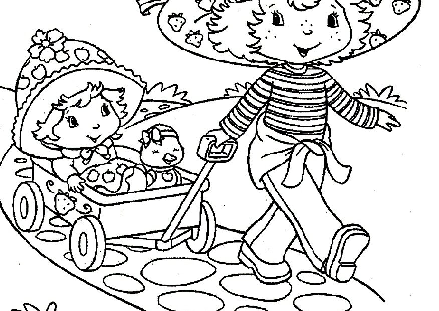 Strawberry Shortcake Printable Coloring Pages ColoringMe