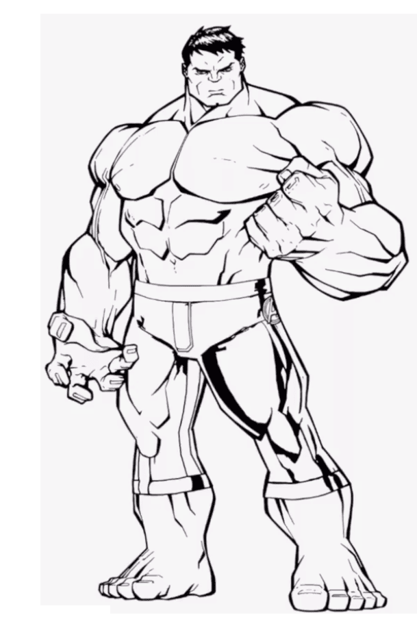 Hulk coloring pictures printable