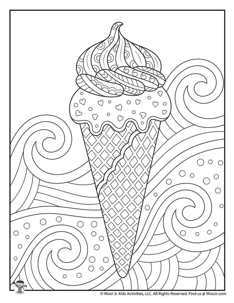 Summer Adult Coloring Pages Woo Jr Kids Activities Children 39 s 