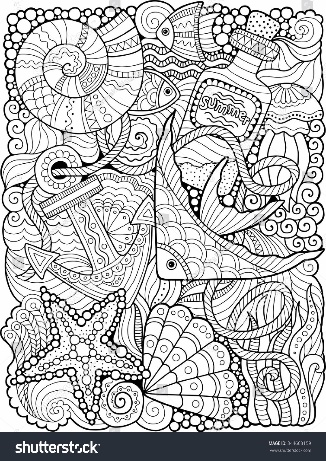Summer Coloring Pages Adult Frosdnavigator