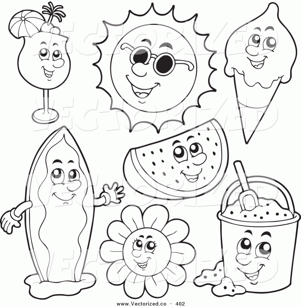 Summer Fun Printable Coloring Pages Coloring Home Summer Fun Printable Coloring Pages Coloring Home