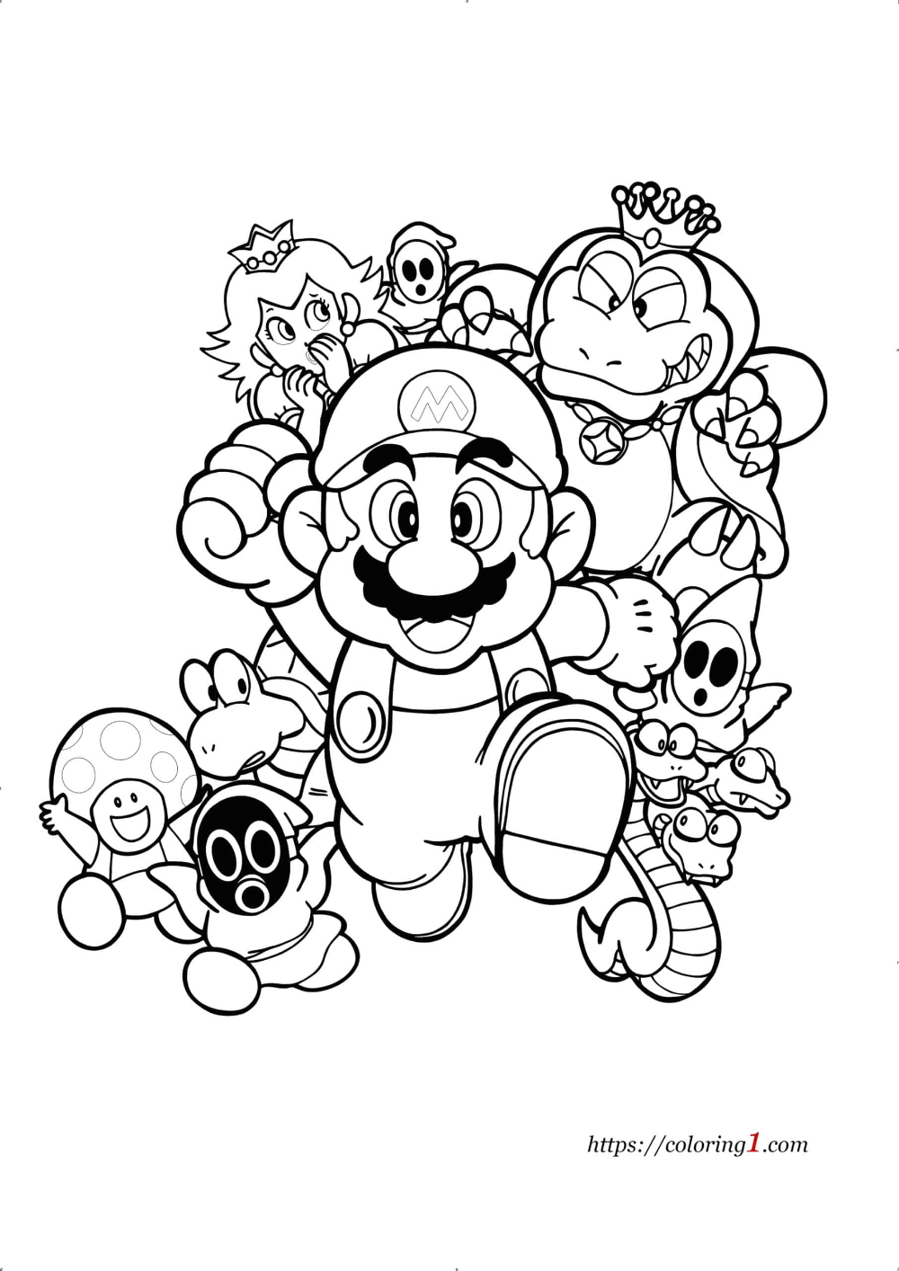Super Mario Bros Coloring Pages 2 Free Coloring Sheets 2021 Artofit Super Mario Bros Coloring Pages 2 Free Coloring Sheets 2021 Artofit