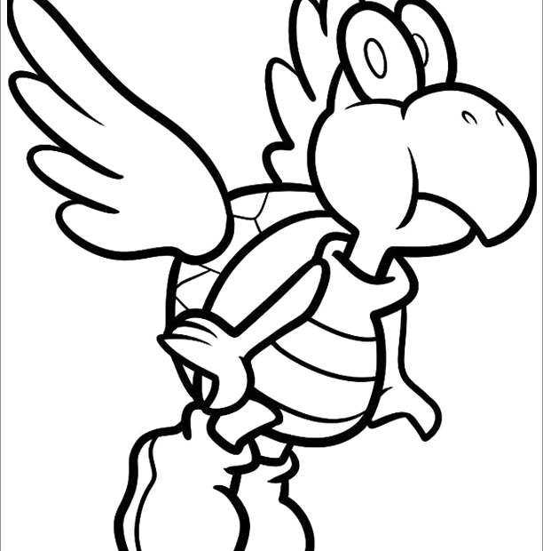 Super Mario Brothers Coloring Pages To Print Coloring Home
