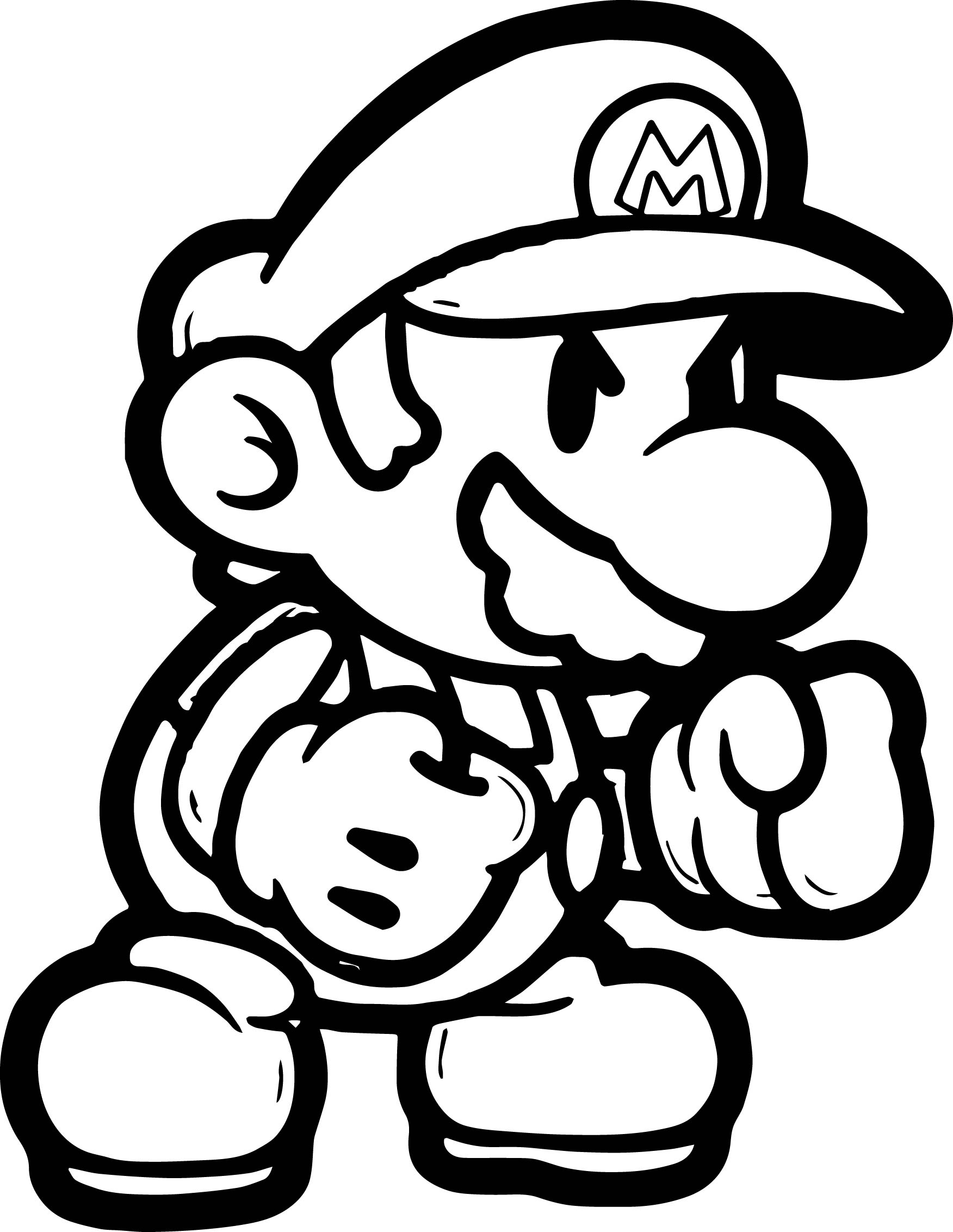 printable Mario coloring pages free printable Mario coloring pages free