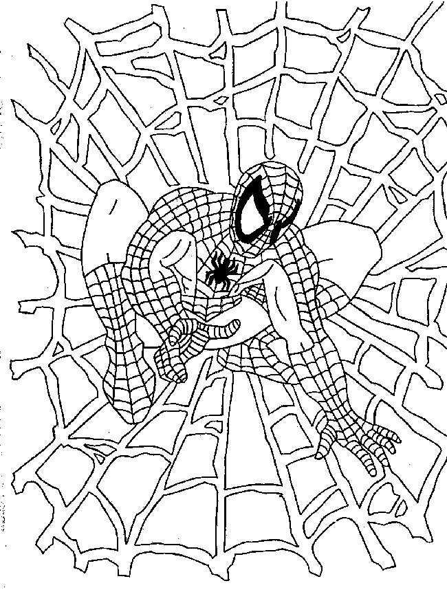 Superhero Coloring Pictures