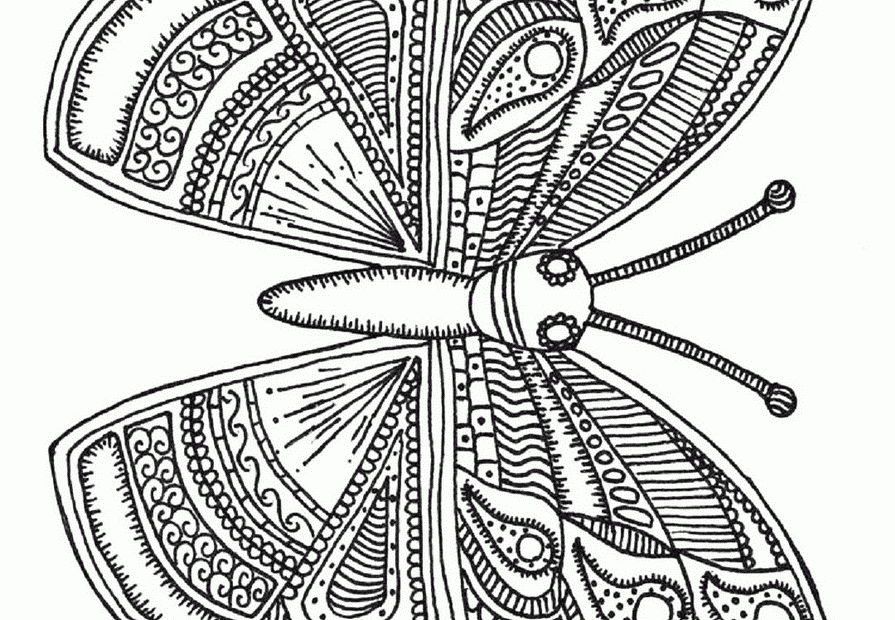 Superior Butterfly Coloring Books For Adults COLORING PAGES