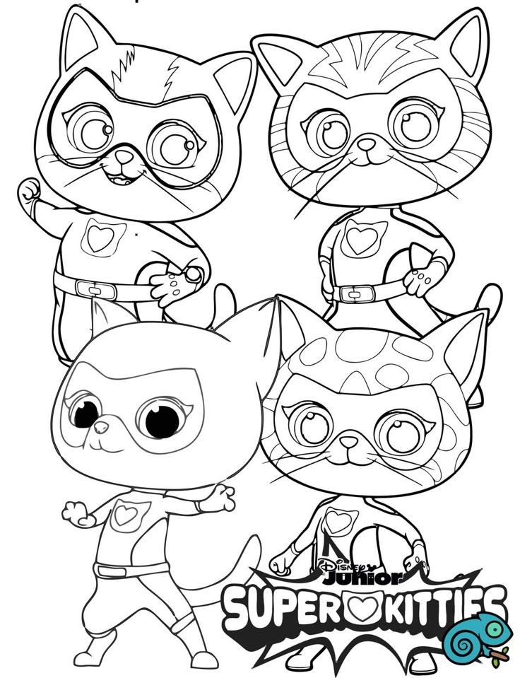 Superkitties Birthday quot Superkitties Coloring Pages Fun And Superkitties Birthday quot Superkitties Coloring Pages Fun And