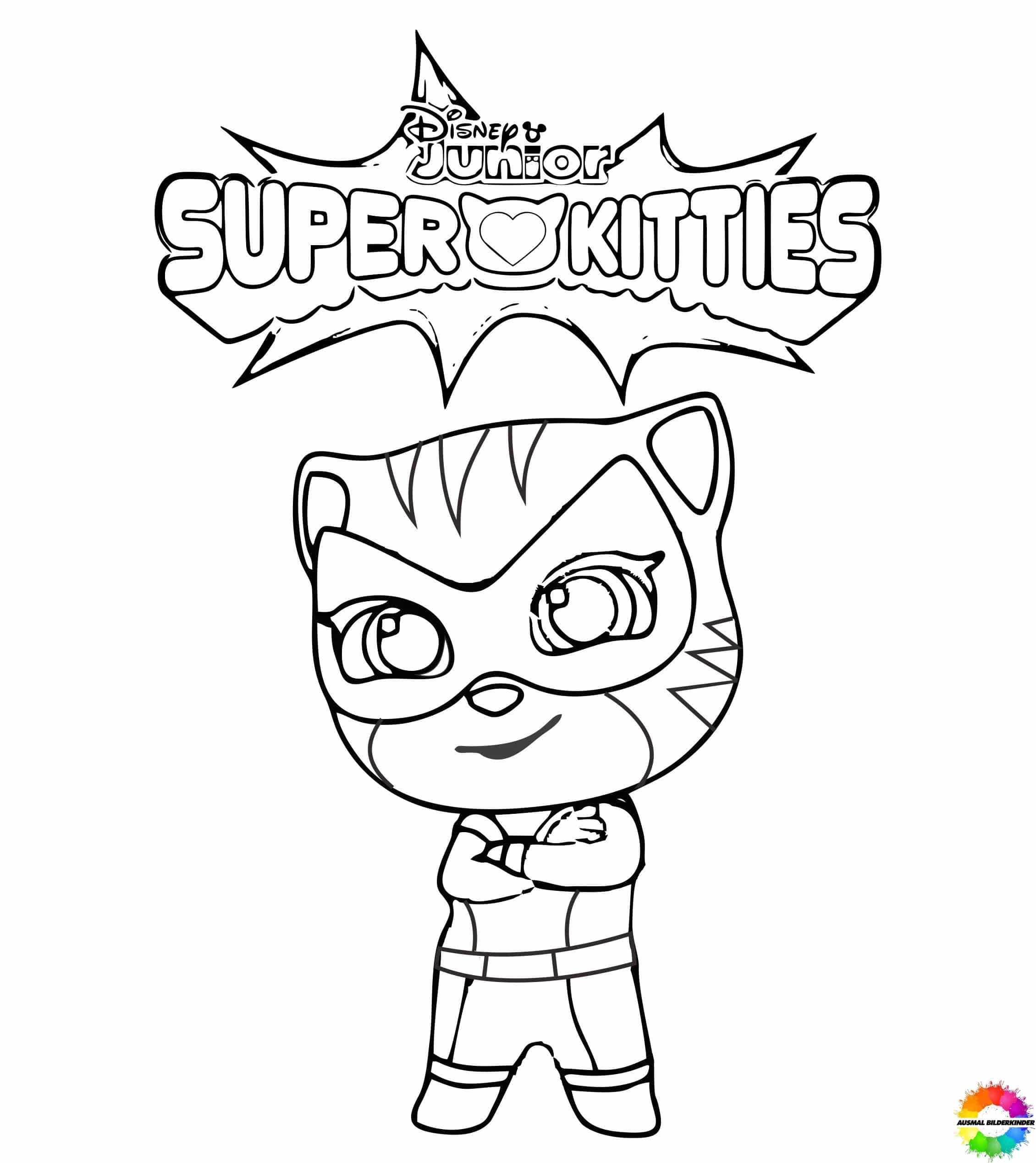 SuperKitties Free Coloring Page Coloring Home SuperKitties Free Coloring Page Coloring Home