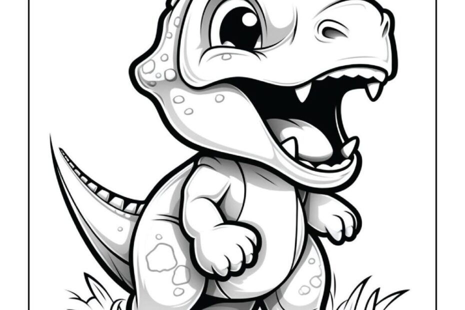 T Rex Coloring Pages World Of Printables