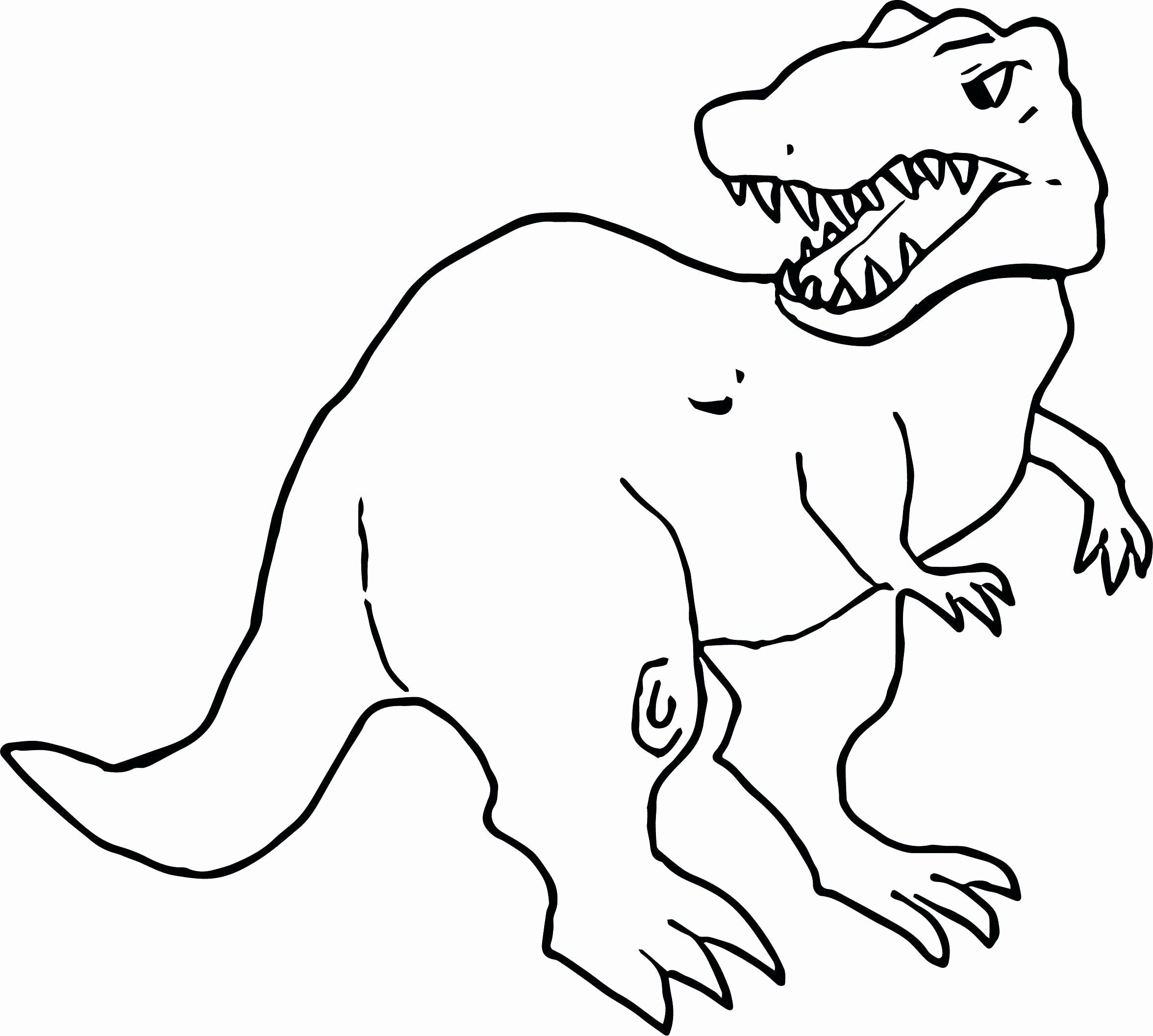 t rex outline printable