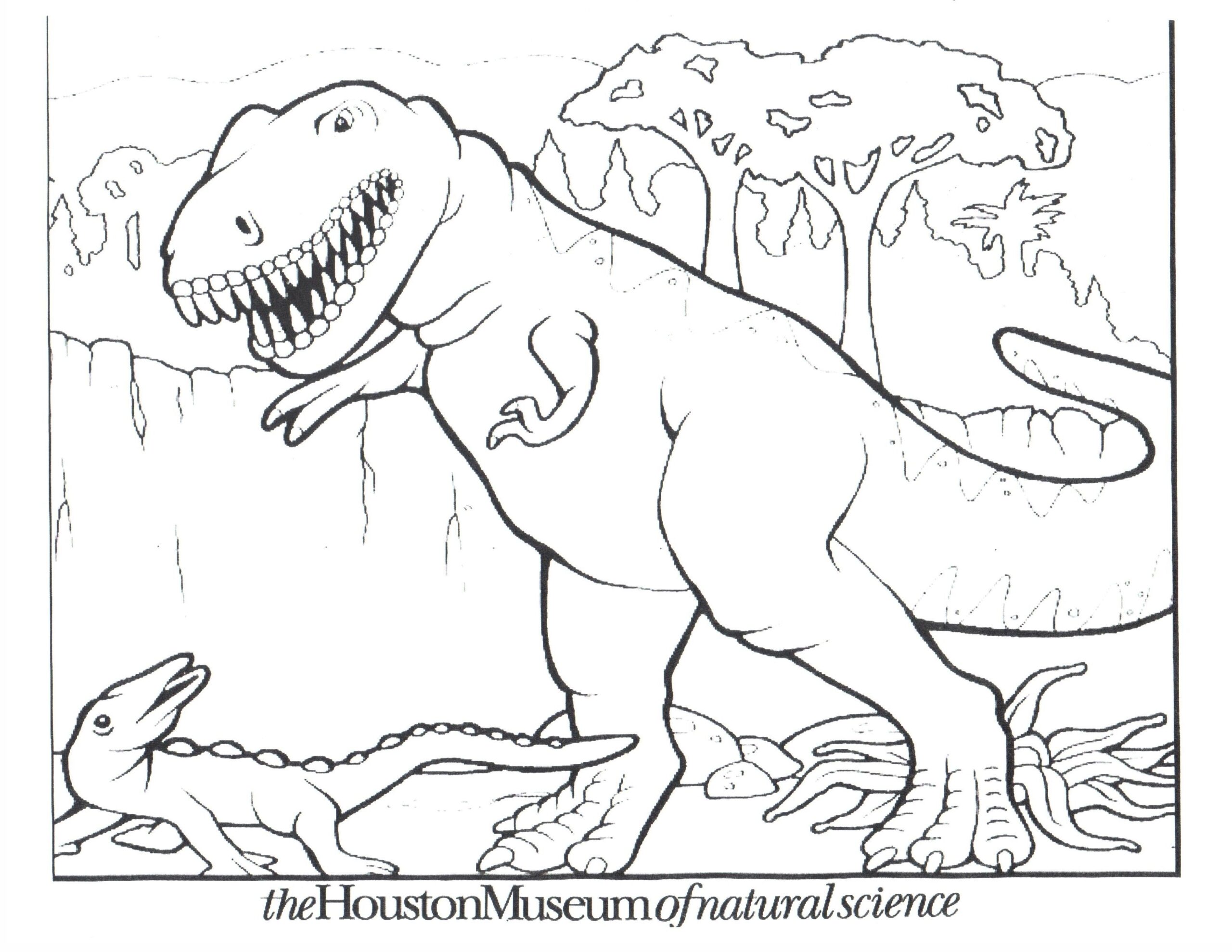 T Rex Printable Coloring Pages At GetDrawings Free Download