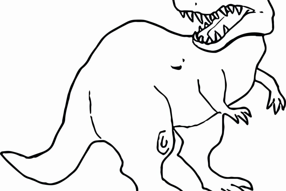 T Rex Template Printable