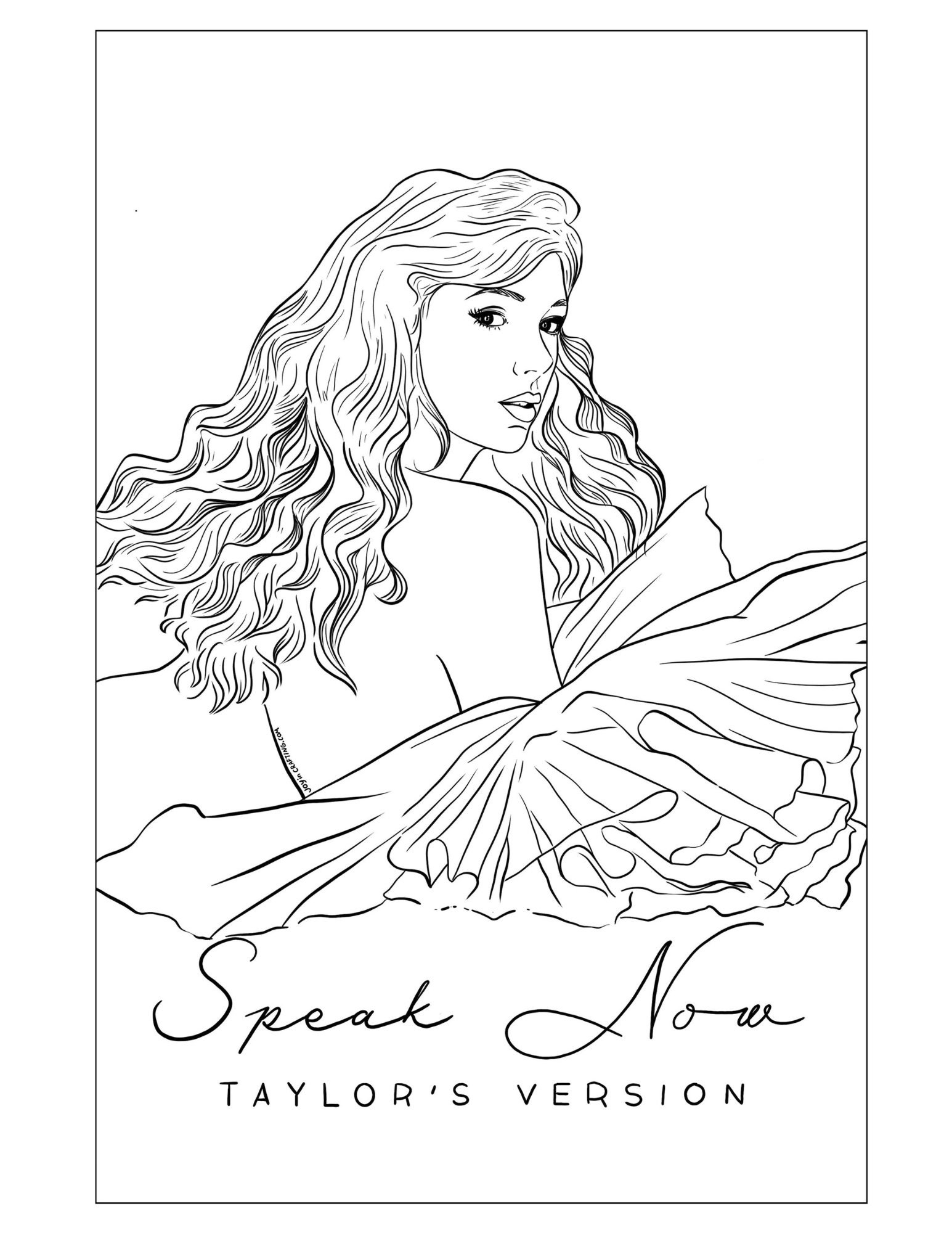 Taylor Swift Coloring Pages Realistic Coloring Pages