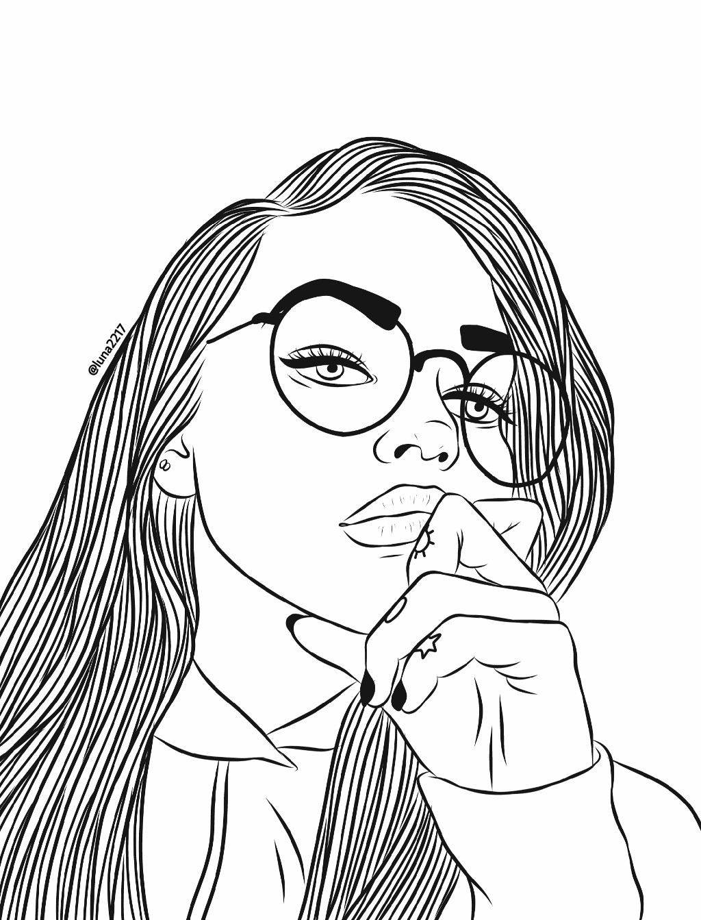 Teenage Girl Realistic Pretty Girl Coloring Pages Teenage Girl Realistic Pretty Girl Coloring Pages