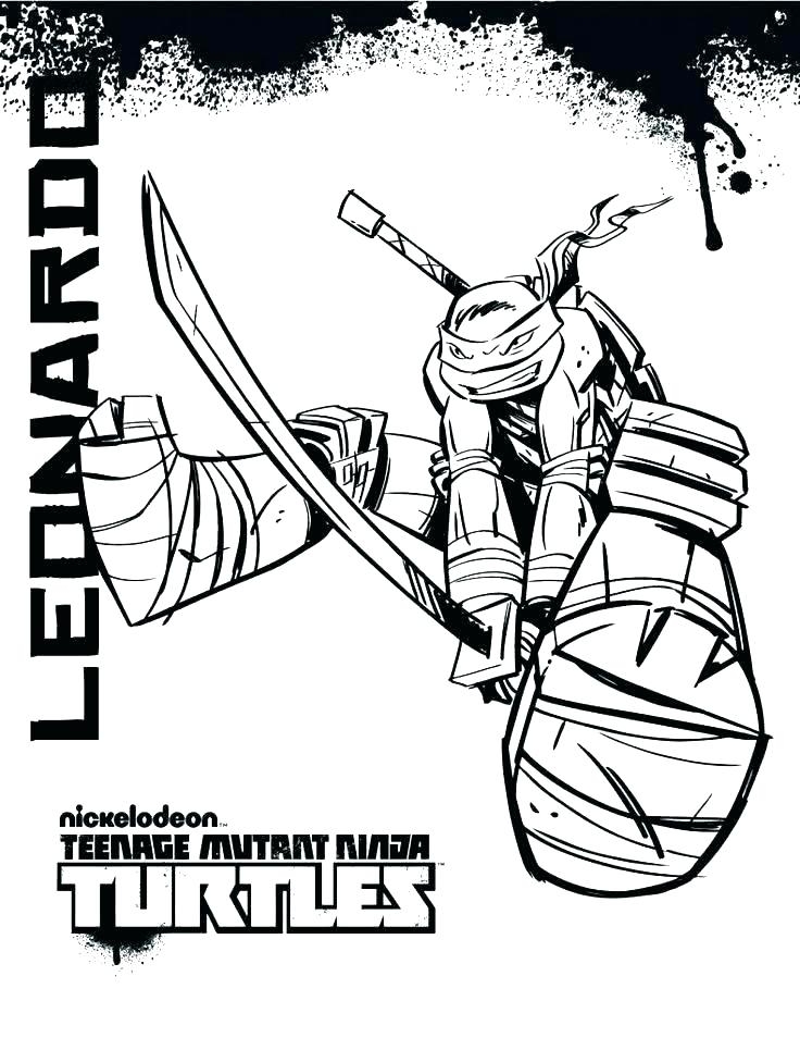 teenage mutant ninja turtles coloring pages printable