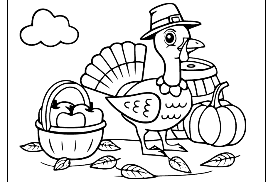 Thanksgiving Coloring Sheet Sketch Repo