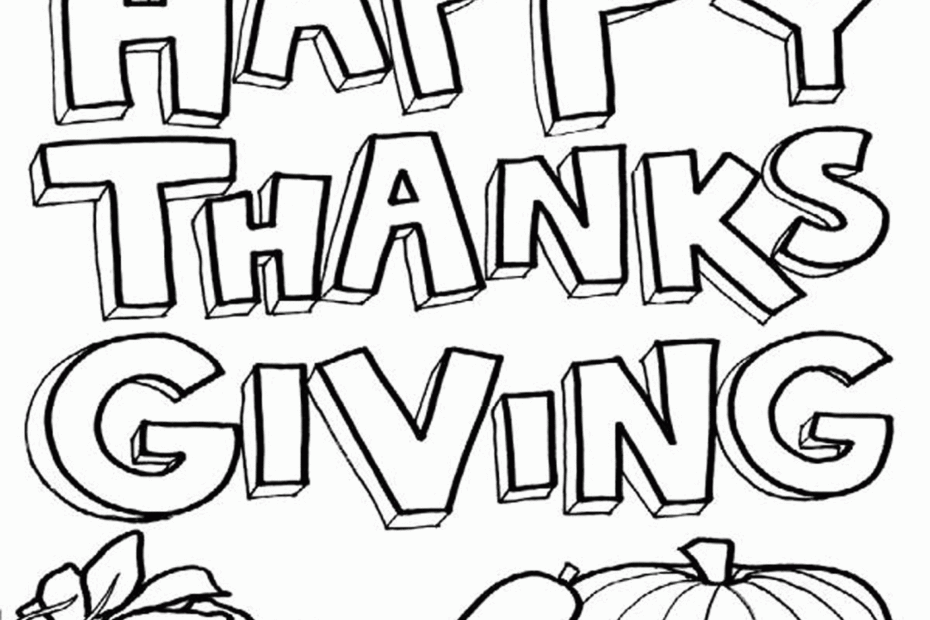 Thanksgiving Day Coloring Pages Printables Coloring Pages For Kids