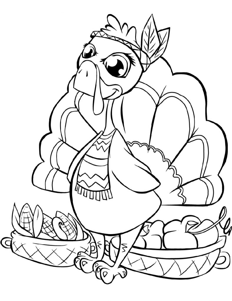 free printable thanksgiving coloring page