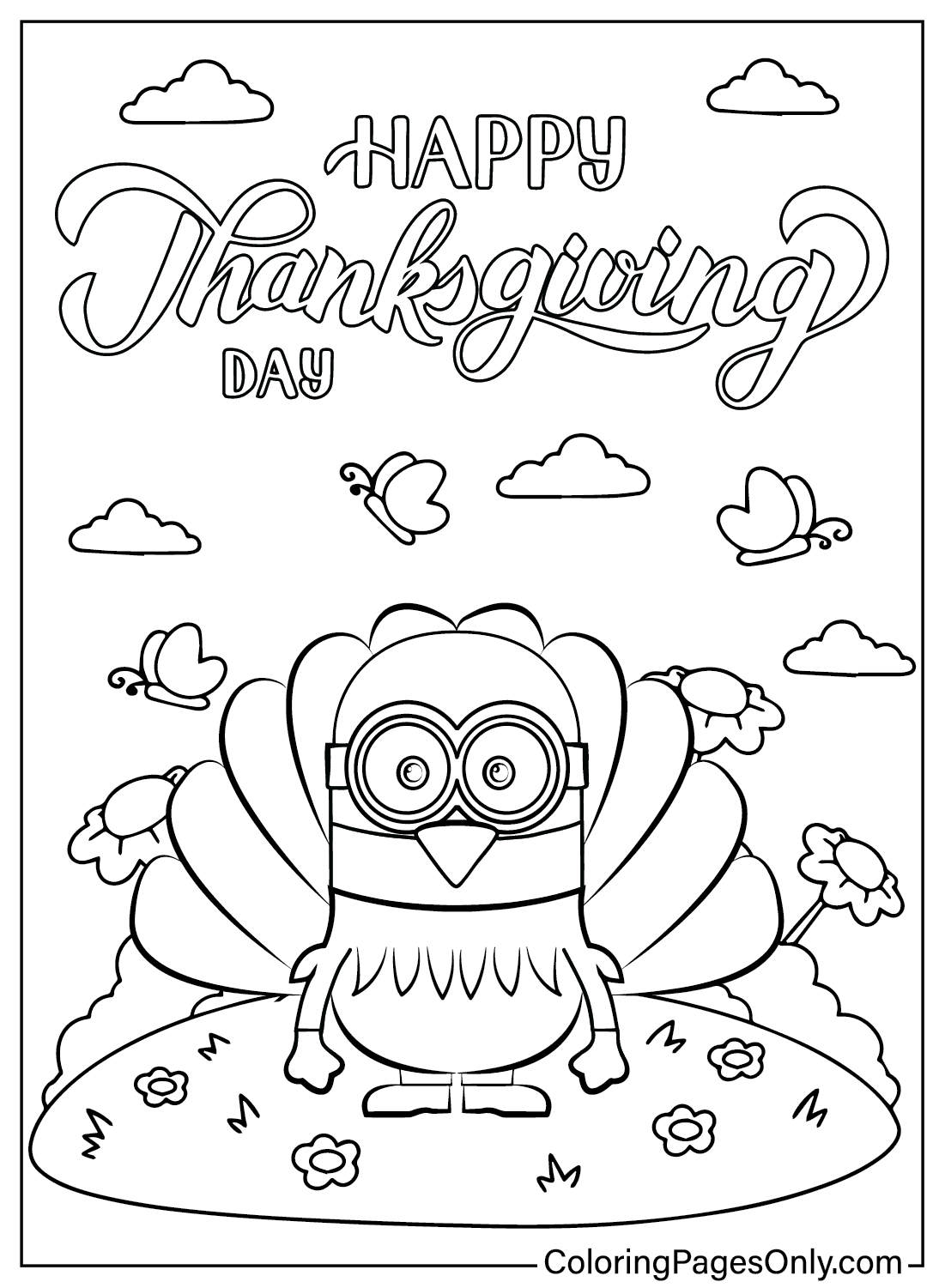 Thanksgiving Minion Coloring Page Free Printable Coloring Pages Thanksgiving Minion Coloring Page Free Printable Coloring Pages