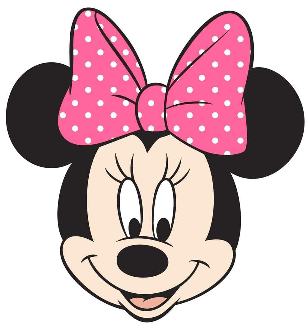 The Best Pink Printable Minnie Mouse Face 2022 IBikini cyou