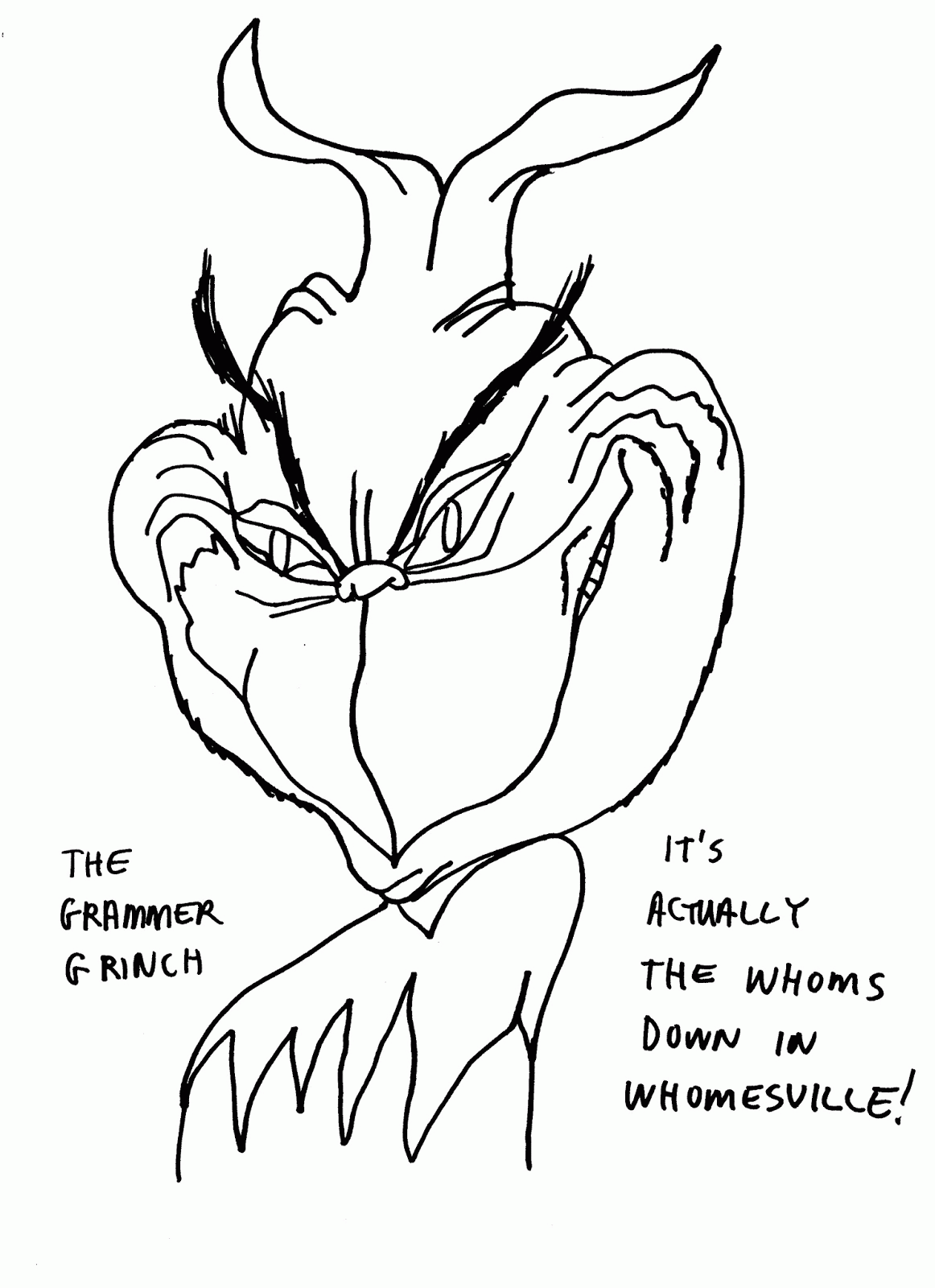 The Grinch Christmas Coloring Pages Coloring Home The Grinch Christmas Coloring Pages Coloring Home