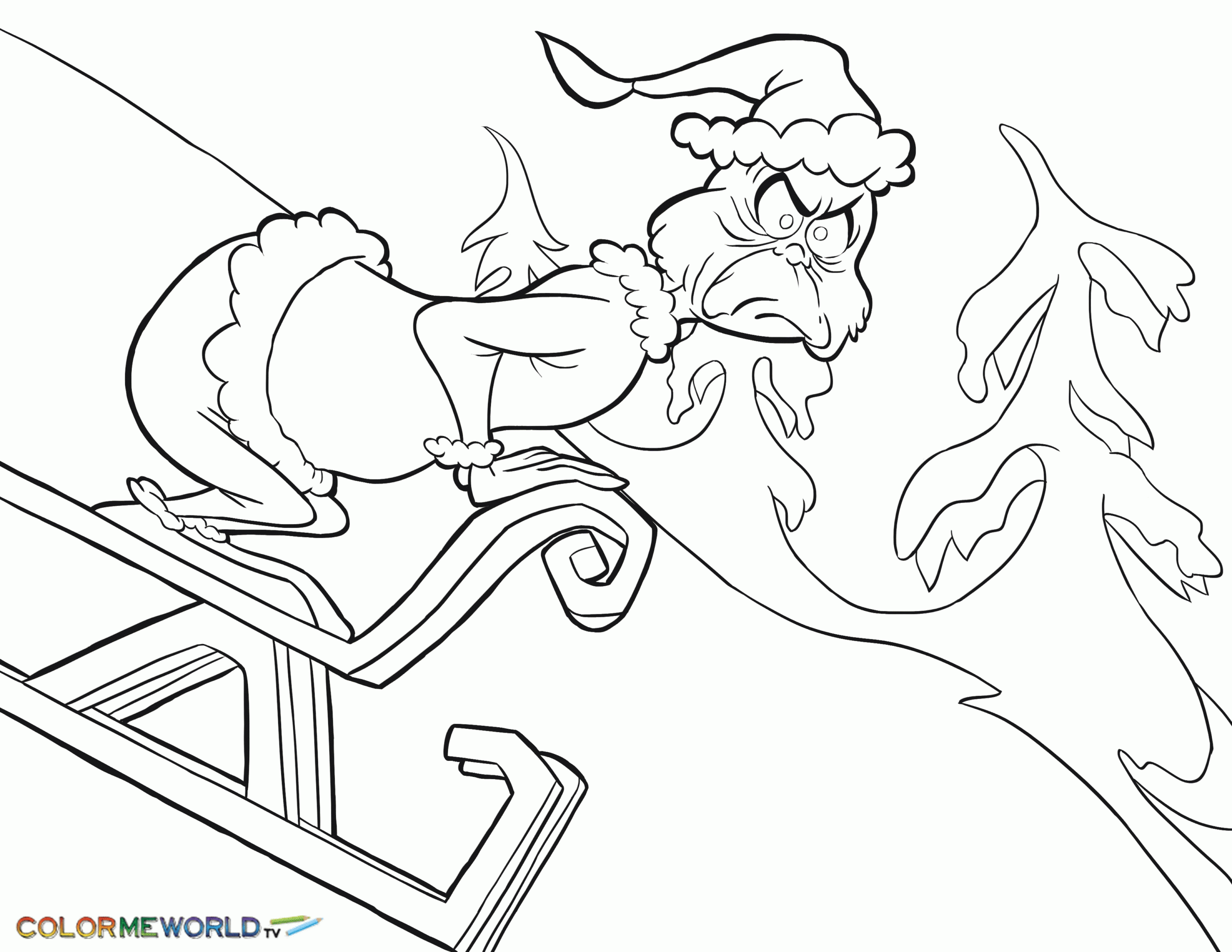 The Grinch Coloring Pages Printable Coloring Home The Grinch Coloring Pages Printable Coloring Home