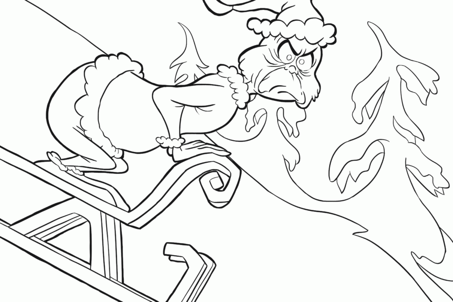 The Grinch Coloring Pages Printable Coloring Home