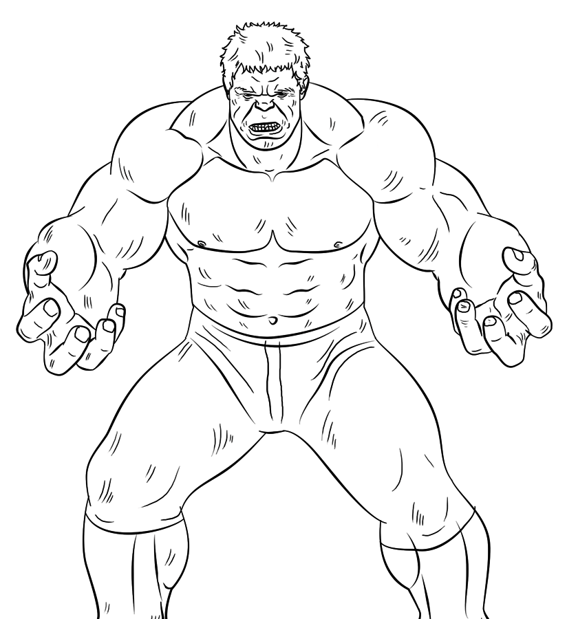pictures of Hulk to colour pictures of Hulk to colour