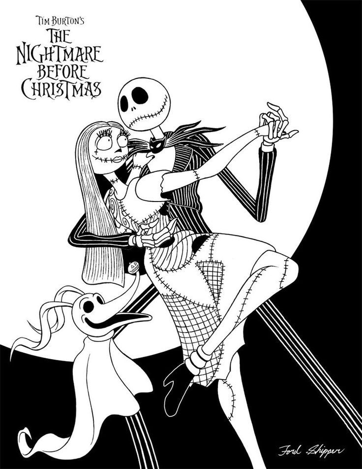 The Nightmare Before Christmas Coloring Pages Coloring Home The Nightmare Before Christmas Coloring Pages Coloring Home