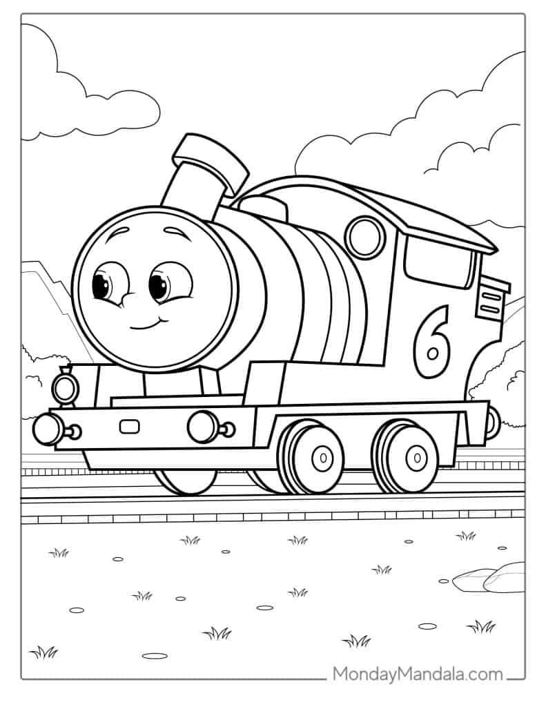 Thomas The Tank Engine Colouring Sheets Printable Infoupdate