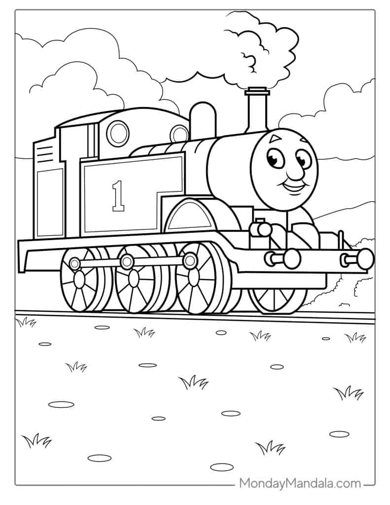 Thomas The Tank Engine Colouring Sheets Printable Infoupdate