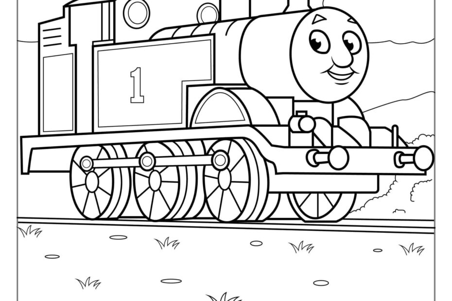 Thomas The Train Coloring Pages For Kids