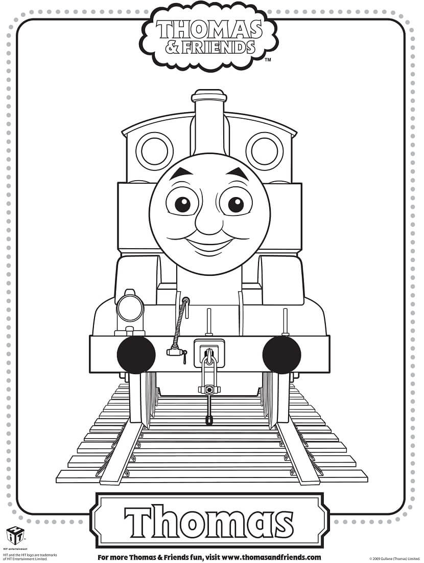 Thomas the Train coloring sheet