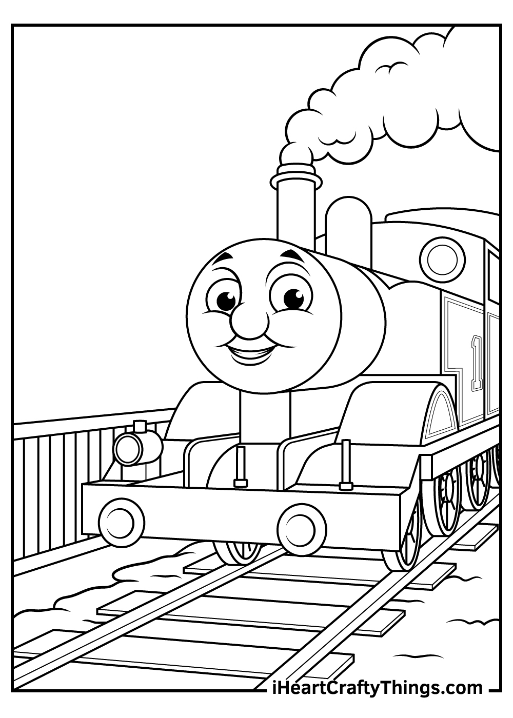 thomas train printable coloring pictures