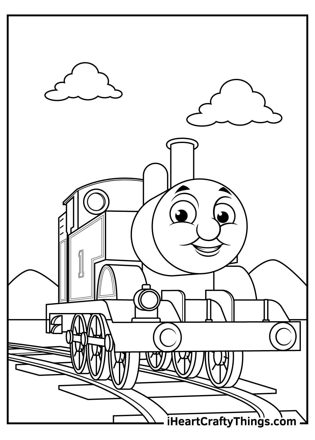Thomas Train Coloring Pages Printable Thomas Coloring Tank Pages Engine 