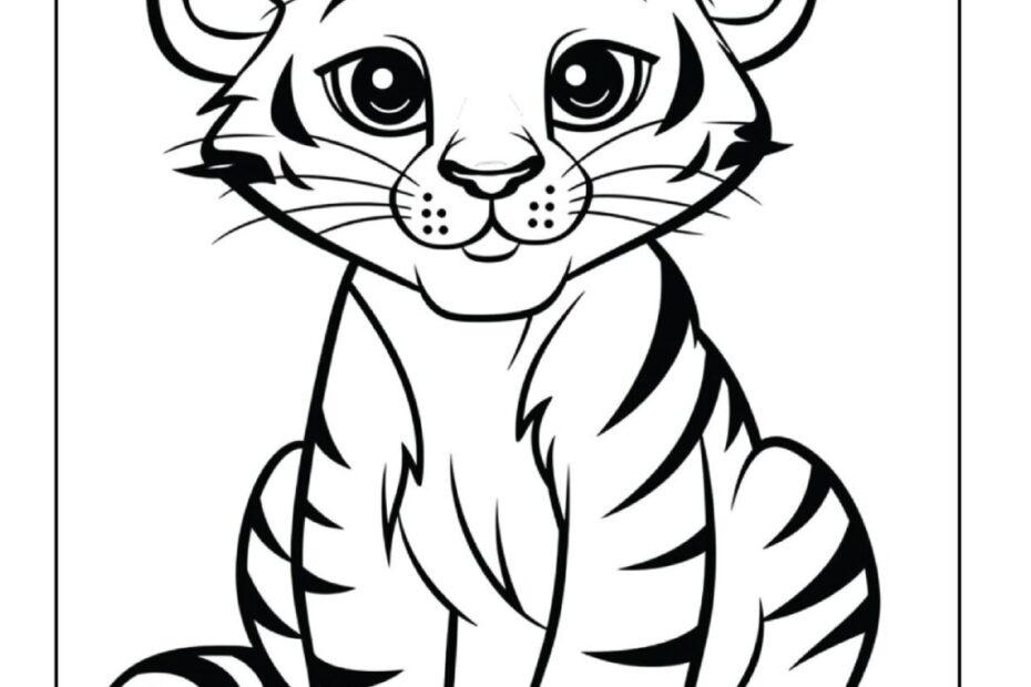 Tiger Coloring Pages For Kids Adults World Of Printables