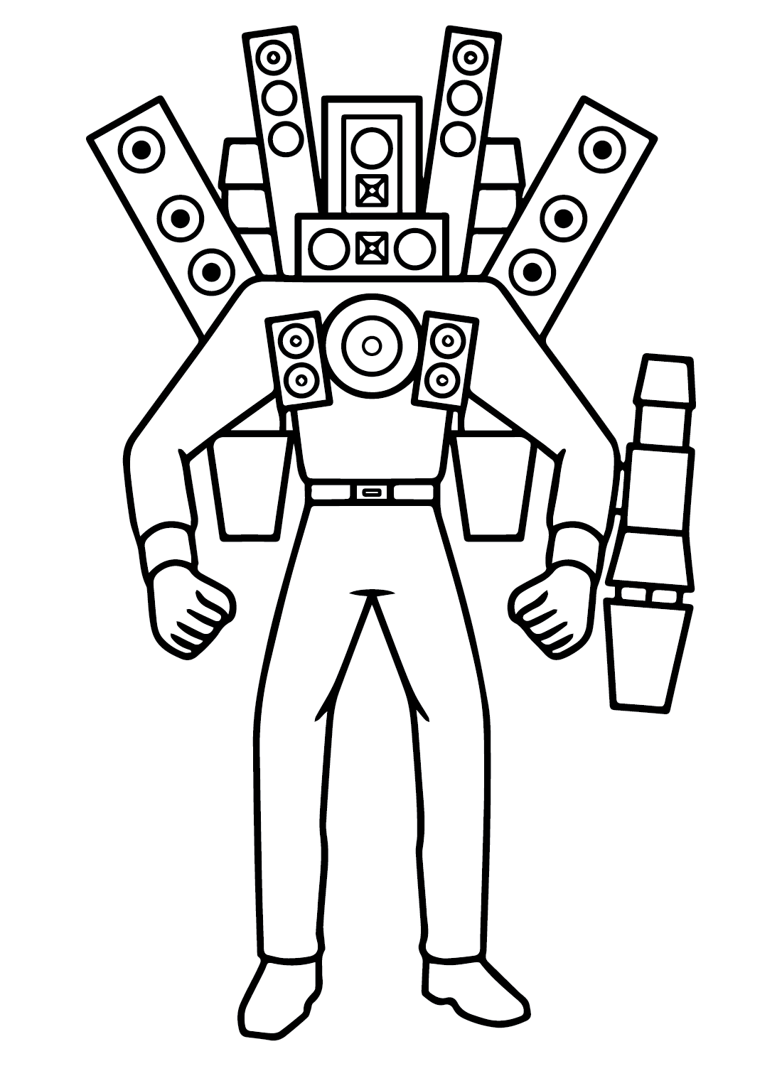 animal coloring page free printable