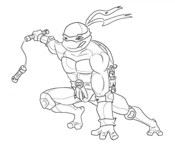 Tmnt Mikey Coloring Pages Coloring Pages