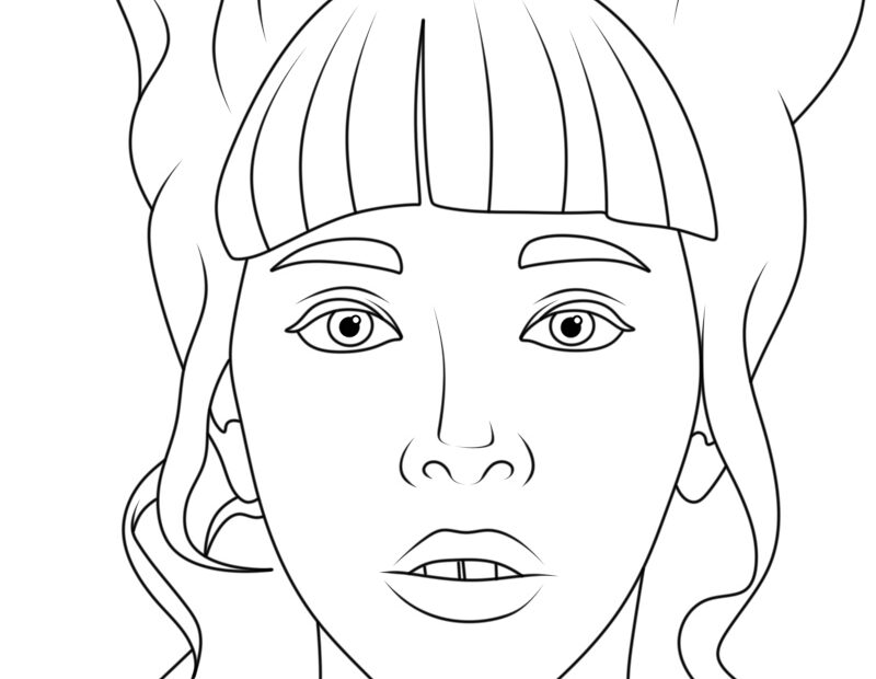 Top 41 Amazing Melanie Martinez Coloring Pages K 12 100 Free Printables