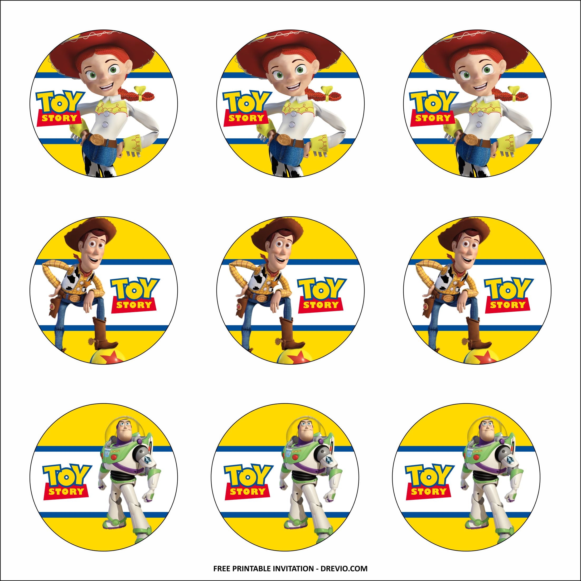 free Toy Story printables