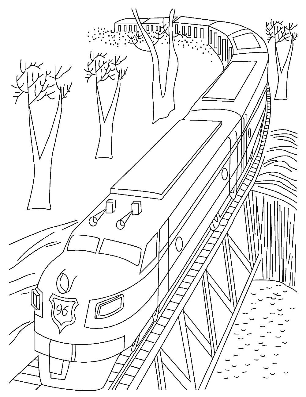 Train Free Coloring Page Free Printable Coloring Pages Train Free Coloring Page Free Printable Coloring Pages
