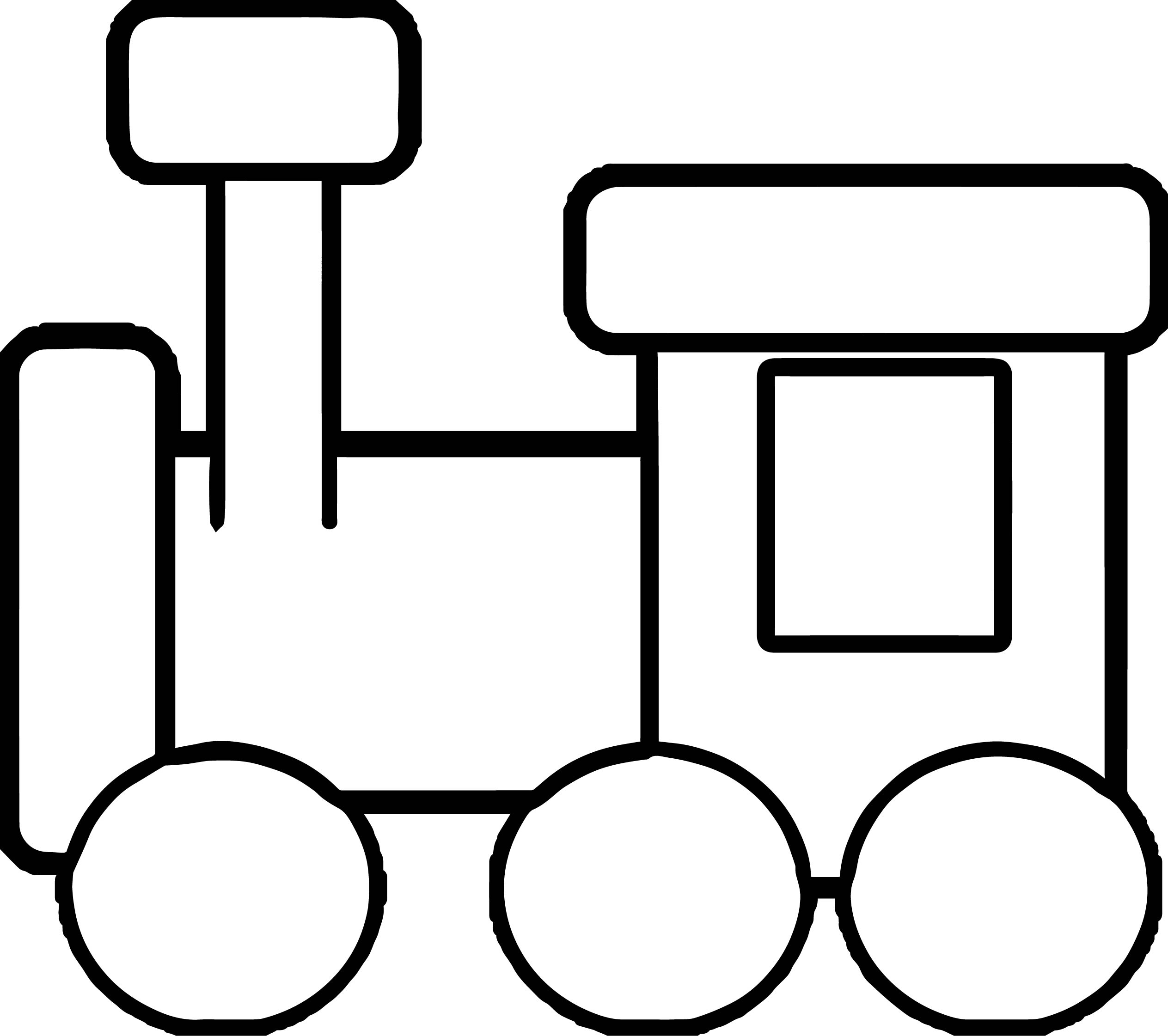 Train Template Printable