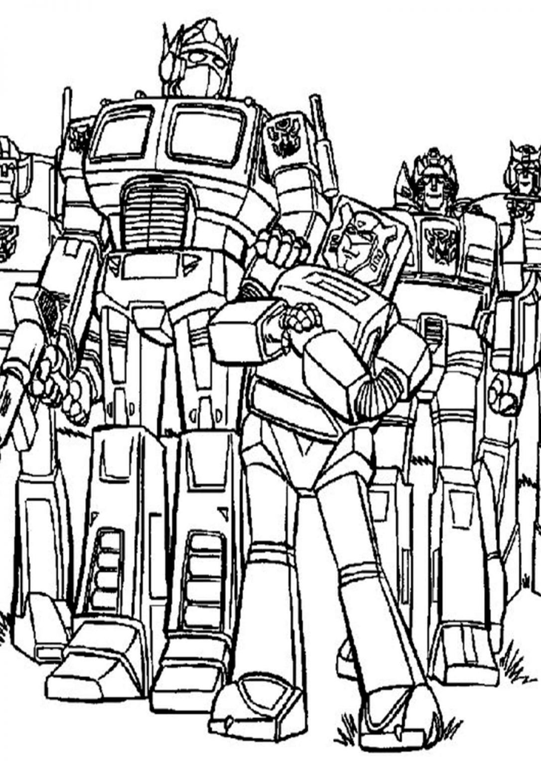 Transformer Coloring Pages Printable Printable Calendars AT A GLANCE