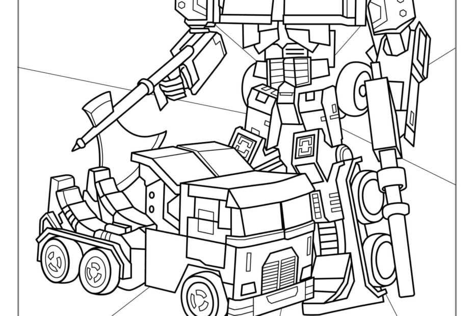 Transformers Color Pages Free Printable Calendar Productivity Hacks