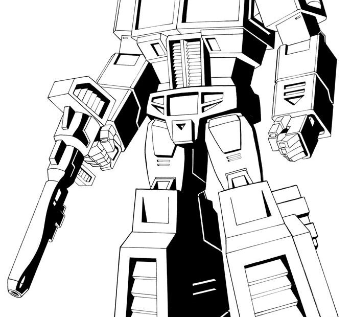 Transformers Coloring Pages Optimus Prime Coloring Home
