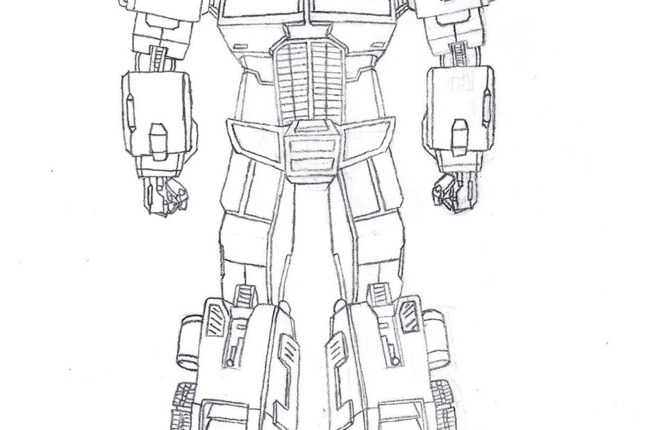 Transformers Colouring Pages Optimus Prime Teachcreativa