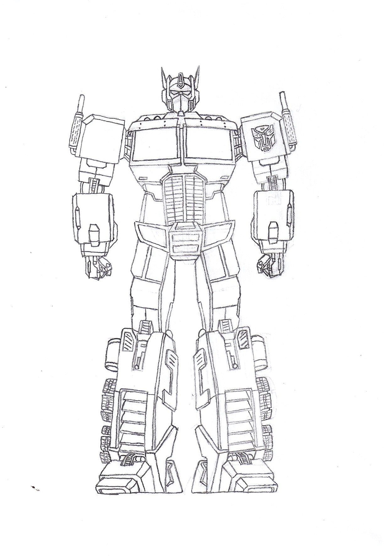 Transformers Colouring Pages Optimus Prime Teachcreativa Transformers Colouring Pages Optimus Prime Teachcreativa