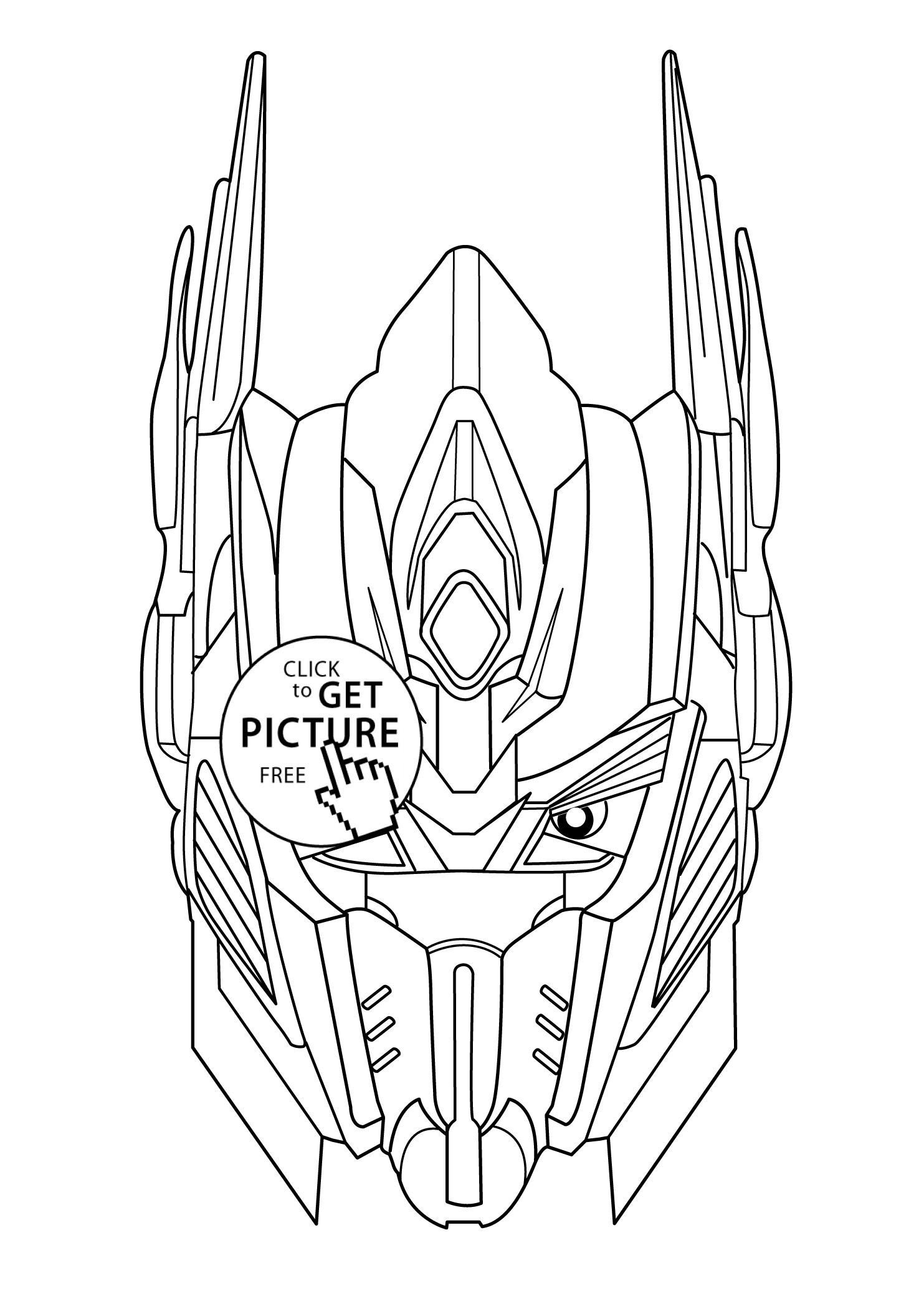 Transformers coloring pages grimlock